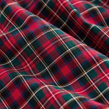 Load image into Gallery viewer, Red Tartan Long Sleeve 100% Cotton Peter Pan Collar Dress (3mths-6yrs)
