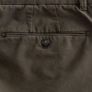 Dark Brown Slim Fit Premium Soft Touch Chino Trousers