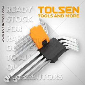 9PCS BALL POINT LONG ARM HEX KEY SET