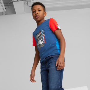 BMW Kids Grap.Tee Blu