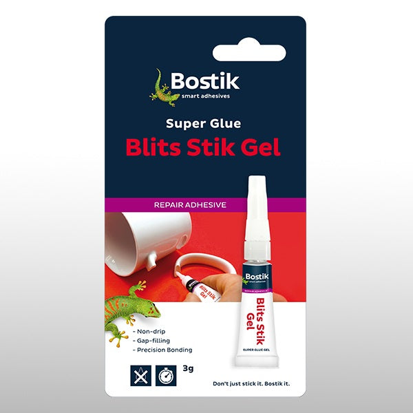 Bostik Blits Super Glue Gel 3G