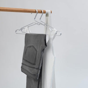 Brabantia Aluminium Clothes Hanger, set of 4 Silver