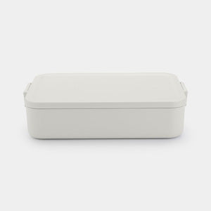 Brabantia Make & Take Lunch Box Bento, Large Light Grey