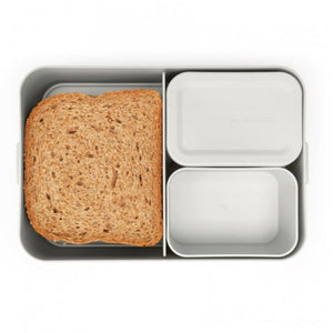 Brabantia Make & Take Lunch Box Bento, Large Light Grey