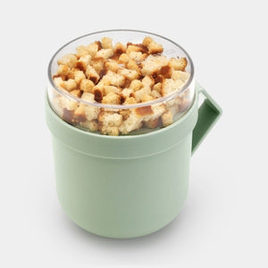 Brabantia Make & Take Soup Mug, 0.6L Jade Green