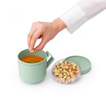 Load image into Gallery viewer, Brabantia Make &amp; Take Soup Mug, 0.6L Jade Green
