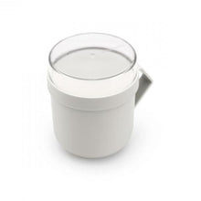 Load image into Gallery viewer, Brabantia Make &amp; Take Soup Mug, 0.6L Light Grey
