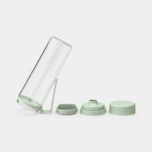 Load image into Gallery viewer, Brabantia Make &amp; Take Water Bottle with Strainer Jade Green
