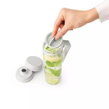 Load image into Gallery viewer, Brabantia Make &amp; Take Water Bottle with Strainer Light Grey
