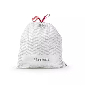 Brabantia PerfectFit Bags, Code J, 20-25L, 20 Bags White