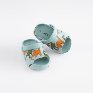 Blue Dino Chunky Sliders (Younger Boys)