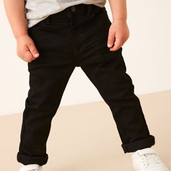 Black Denim Super Soft Skinny Fit Jeans With Stretch (3mths-6yrs)