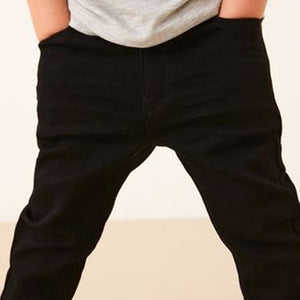 Black Denim Super Soft Skinny Fit Jeans With Stretch (3mths-6yrs)