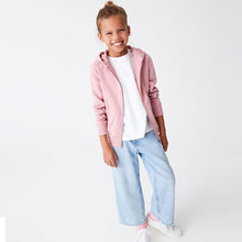Load image into Gallery viewer, Pink Zip Through Hoodie (3-12yrs)
