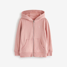 Load image into Gallery viewer, Pink Zip Through Hoodie (3-12yrs)
