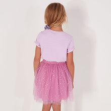 Load image into Gallery viewer, Pink Foil Sparkle Soft Mesh Skirt (3-12yrs)
