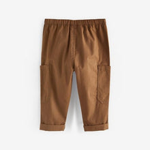 Load image into Gallery viewer, Tan Brown Side Pocket Pull-On Trousers (3mths-6yrs)
