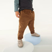 Load image into Gallery viewer, Tan Brown Side Pocket Pull-On Trousers (3mths-6yrs)
