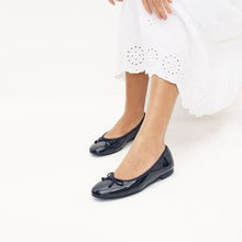 Load image into Gallery viewer, Navy Blue Forever Comfort® Ballerinas Shoes
