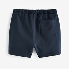 Load image into Gallery viewer, Navy Blue 100% Cotton Jersey Shorts (12-18mths-3-4yrs)
