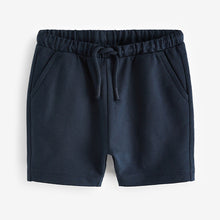 Load image into Gallery viewer, Navy Blue 100% Cotton Jersey Shorts (12-18mths-3-4yrs)
