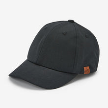 Load image into Gallery viewer, Black Canvas Cap (1-13yrs)
