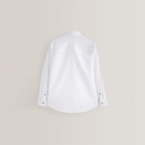 White Smart Trimmed Shirt (3-12yrs)