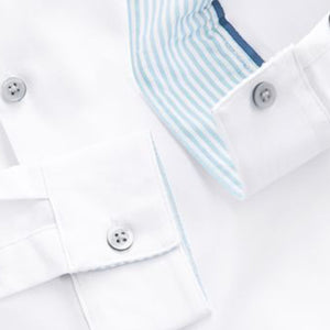 White Smart Trimmed Shirt (3-12yrs)