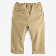 Load image into Gallery viewer, Neutral Tan Loose Fit Pull-On Chino Trousers (3mths-5-6yrs)
