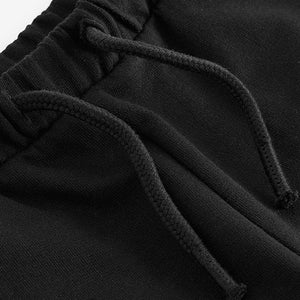 Black 100% Cotton Jersey Shorts (3mths-5-6yrs)