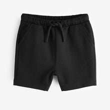 Load image into Gallery viewer, Black 100% Cotton Jersey Shorts (3mths-5-6yrs)
