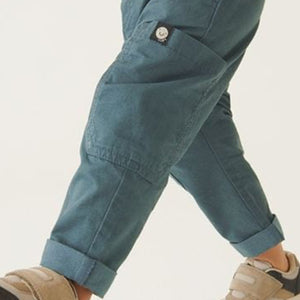 Teal Blue Side Pocket Pull-On Trousers (3mths-6yrs)