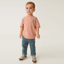 Load image into Gallery viewer, Teal Blue Side Pocket Pull-On Trousers (3mths-6yrs)
