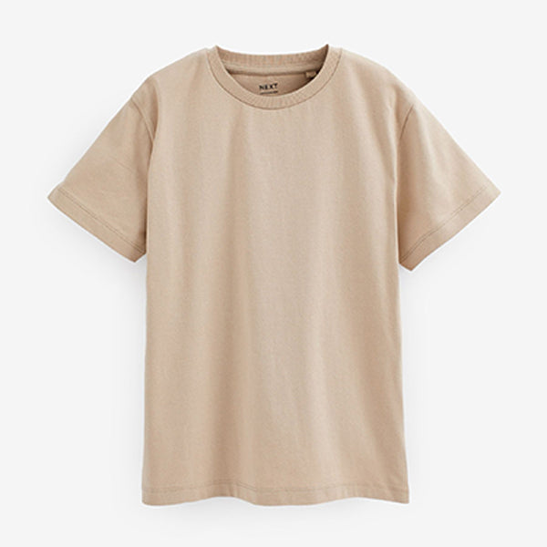 Cement Neutral Short Sleeve T-Shirt (3-12yrs)