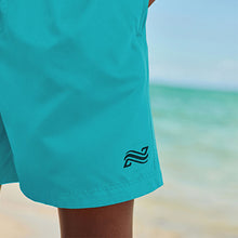 Load image into Gallery viewer, Turquoise Blue Swim Shorts (3-12yrs)
