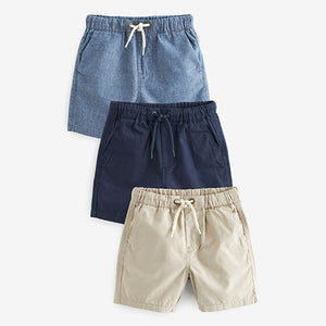 Classic Pull-On Shorts 3 Pack (3mths-6yrs)
