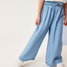 Load image into Gallery viewer, Denim BLUE Soft Touch Wide Leg Jeans (3-12yrs)
