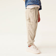 Load image into Gallery viewer, Neutral TENCEL™ Cargo Trousers (3-12yrs)
