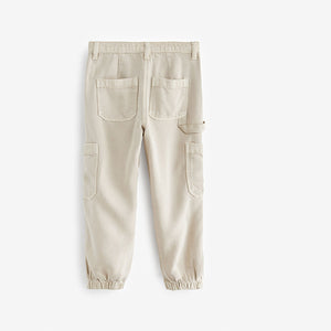 Neutral TENCEL™ Cargo Trousers (3-12yrs)