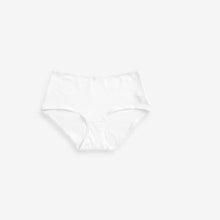 Load image into Gallery viewer, White Cotton Rich Knickers 4 Pack
