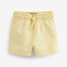 Load image into Gallery viewer, Pastel Yellow Jersey Shorts (6mths-6yrs)
