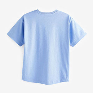 Blue 2 Pack Check Short Pyjamas (3-12yrs)