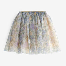 Load image into Gallery viewer, Lilac Purple Floral Midi Tutu Skirt (3mths-6yrs)
