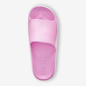 Pink Chunky Slider Sandals