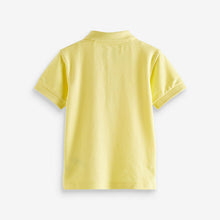 Load image into Gallery viewer, Yellow Short Sleeve Plain Polo Shirt (3mths-6yrs)

