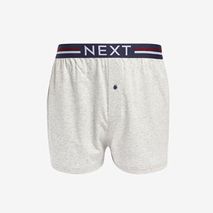 Navy/Red Loose Fit Jersey Boxers