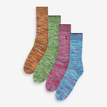 Load image into Gallery viewer, Bright Spacedye Heavyweight Socks 4 Pack
