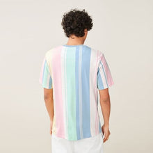 Load image into Gallery viewer, Pastel Vertical Stripe T-Shirt
