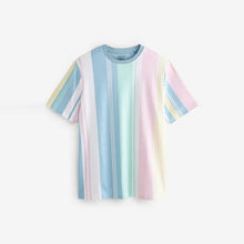 Load image into Gallery viewer, Pastel Vertical Stripe T-Shirt
