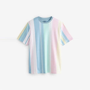 Pastel Vertical Stripe T-Shirt